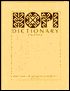 Hopi Dictionary Hopi English English Hopi Grammatical Appendix