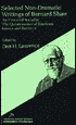 Selected Non-Dramatic Writings of George Bernard Shaw