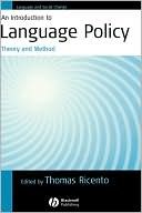 download An Introduction to Language Policy : Theory and Method book