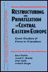 Restructuring and Privitization in Central Eastern Europe: Case Studies of Firms in Transition