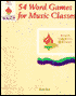 54 Word Games for Music Classes