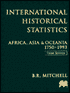 International Historical Statistics by Brian R. Mitchell: Book Cover