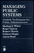 Managing Public Systems: Analytic Techniques for Public Administration