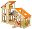 Chalet Dollhouse with Furniture by Plan Toys: Product Image