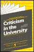 Criticism in the University