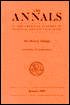 The Annals of the American Academy of Political and Social Science: Insanity Defense
