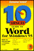 Ten Minute Guide to Word for Windows 95