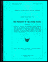Chemical and Biological Weapons Defense: Communication from the President of the United States