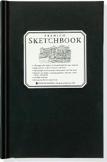 Premium Black Sketchbook Small 5.5" x 8.5"