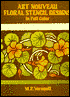 Art Nouveau Floral Stencil Designs in Full Color