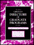 Directory of Graduate Programs: Arts, Humanities and Other Fields