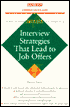 A Interview Strategies That Lead to Job Offers