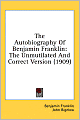 The Autobiography Of Benjamin Franklin