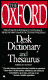 Oxford Desk Dictionary and Thesaurus: American Edition
