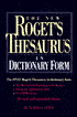 The New Roget's Thesaurus in Dictionary Form