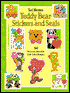 Teddy Bear Stickers and Seals: 64 Pressure-Sensitive Full-Color Designs