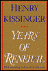 Years of Renewal: The Concluding Volume of His Memoirs