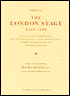 Index to The London Stage, 1660 - 1800