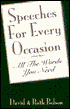Speeches for Every Occasion: All the Words You Need
