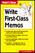 Write First-Class Memos
