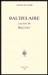 Baudelaire Lecteur de Balzac