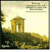 Mozart: Serenade in E flat, K375; Serende in C minor, K388; Three Overtures