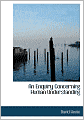 An Enquiry Concerning Human Understanding (Large Print Edition)