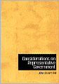 Considerations On Representative Government (Large Print Edition)