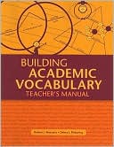 Building Academic Vocabulary by Robert J. Marzano: Book Cover