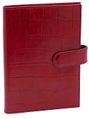 Red Crocodile Embossed Leather Photo Wallet 4x6 by Barnes & Noble: Product Image
