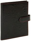 Black Bonded Leather Gramercy Embossed Photo Wallet by Barnes & Noble: Product Image