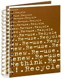 100% Recycled Jumbo Kraft 4 R's Spiral Journal 7x9 by Mirage Paper Co.: Product Image