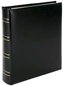 Black Bonded Leather Memory Photo Album by Gallery Leather: Product Image
