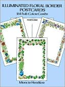 Illuminated Floral Border Postcards: 24 Full-Color Cards
