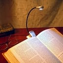 Mighty Bright Silver Xtraflex LED Booklight (Batt Inc) by Gold Crest LLC: Product Image