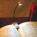 Mighty Bright Silver Xtraflex 2 LED Booklight (batt inc) by Gold Crest LLC: Product Image
