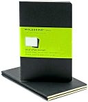 Moleskine Cahier Black Pocket Plain Journal, Set of 3 by Moleskine: Product Image