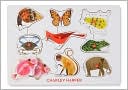 Charley Harper Classic Wooden Peg Puzzle