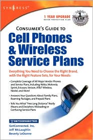 consumers guide to cell phones and wireless service plans by syngress  book