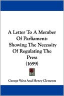 A Letter To A Member Of Parliament