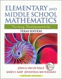 Texas Edition of Elementary and Middle School Mathematics (with MyEducationLab)