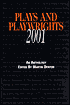 Plays and Playwrights 2001