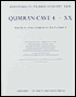 Qumran Cave 4: XX: Poetical and Liturgical Texts, Part 2