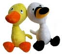 Duck & Goose Doll Pair