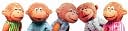 Doll Finger Puppet Five Little Monkeys 5 inch by MerryMakers: Product Image