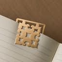 Marseilles Bookmark in 24KT Gold Plate