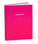 Hot Pink Basic Sketchbook (8"x11") by Barnes & Noble: Product Image