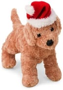Large Holiday Dog with Hat