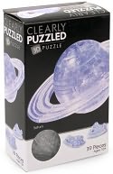 Clearly Puzzled 3D Saturn by Fundex: Product Image