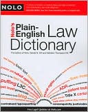 Nolo's Plain-English Law Dictionary